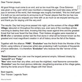 US3 ~Hall of Fame~ - The Unofficial Travian Community
