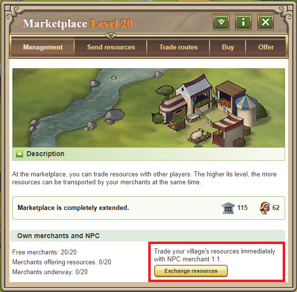 NPC Merchant - The Unofficial Travian Community
